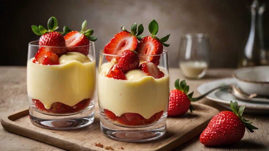 Englische Erdbeeren: Einfaches Rezept für ein cremiges Dessert