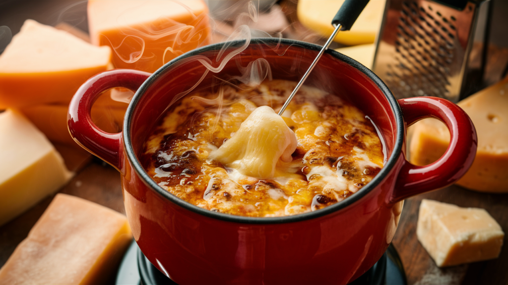 Überraschungs-Käsefondue Rezept