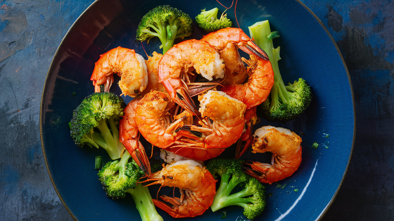 Fried Prawns with Broccoli Recipe: Crispy & Delicious Seafood