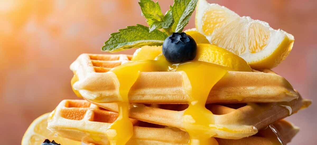 Lemon Waffles Recipe: Crispy & Golden Perfection