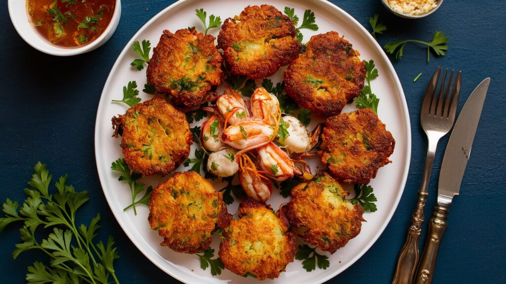 Fritada de Mariscos: Knusprige Meeresfrüchte-Frikadellen