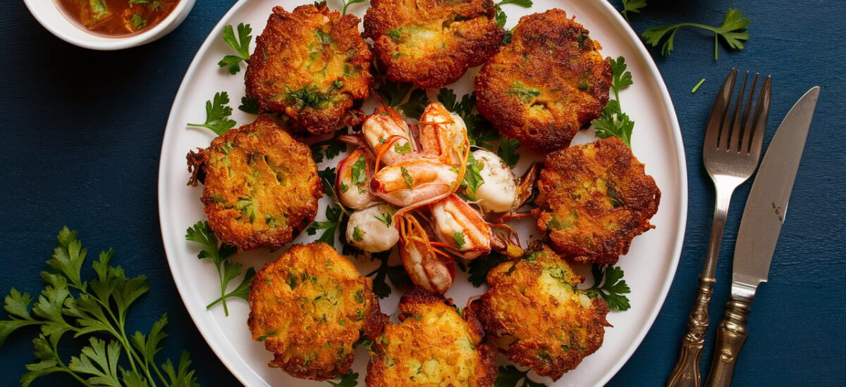 Fritada de Mariscos: Knusprige Meeresfrüchte-Frikadellen