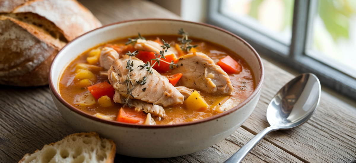 Ragoût de Poulet et Légumes Facile en Une Seule Casserole