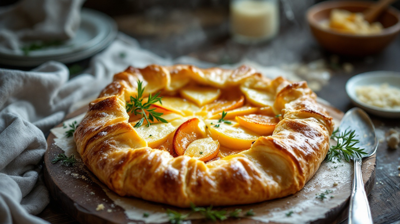 Buckwheat Galettes with Ham and Cream: A French Delight