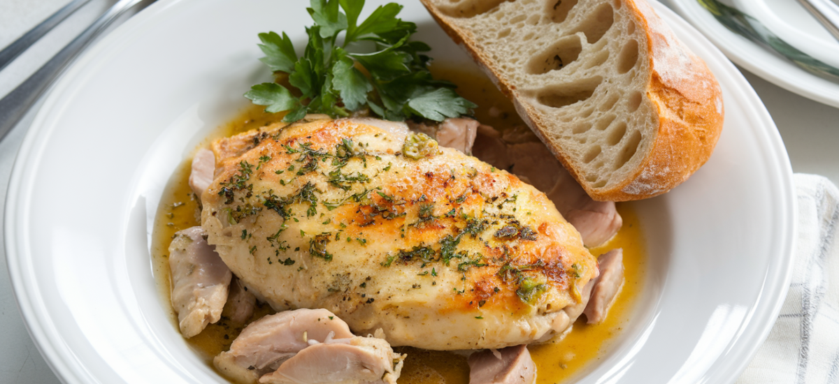 Chicken Fricassee with White Wine: A Classic French Delight