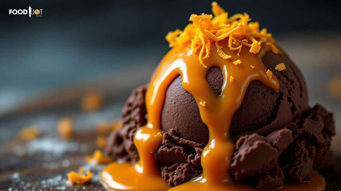 Chocolate Ice Cream with Orange Sauce: A Decadent Dessert Recipe 🍊🍫
