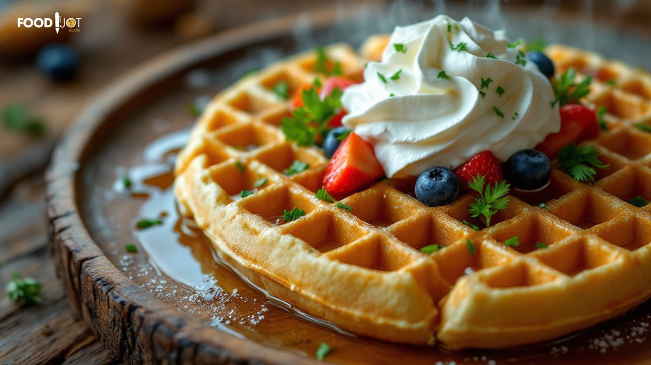 Old-Fashioned Waffles (No Yeast) 🧇 Recipe: Crispy & Golden Perfection