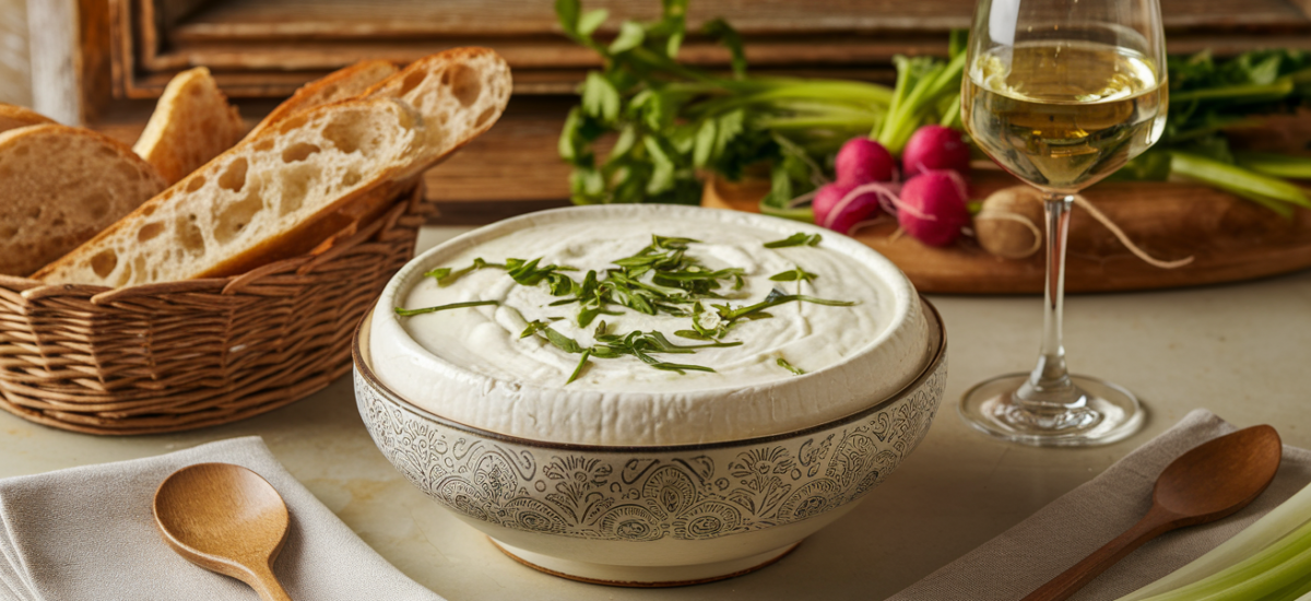 Fromage Blanc with Fresh Herbs: A Creamy and Refreshing Delight