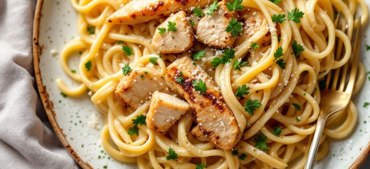 Garlic Parmesan Chicken Pasta Recipe: A Creamy, Irresistible Dinner Idea 🍝🧀