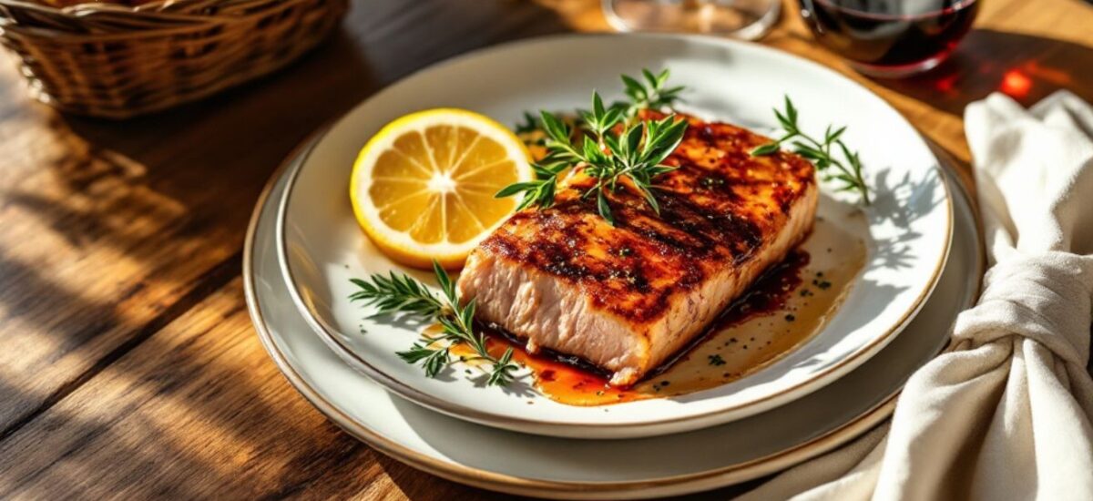 Grilled Pork Fillet with Mustard Sauce 🥩 Recipe: Juicy & Tender Oven-Roa…