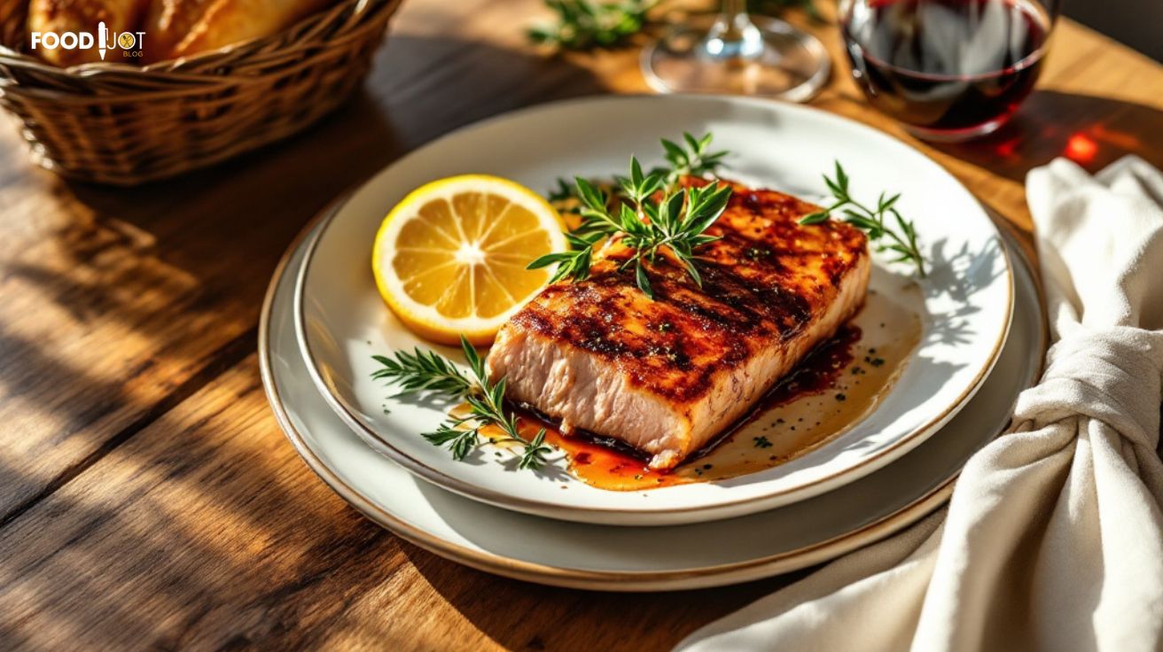 Grilled Pork Fillet with Mustard Sauce 🥩 Recipe: Juicy & Tender Oven-Roa…