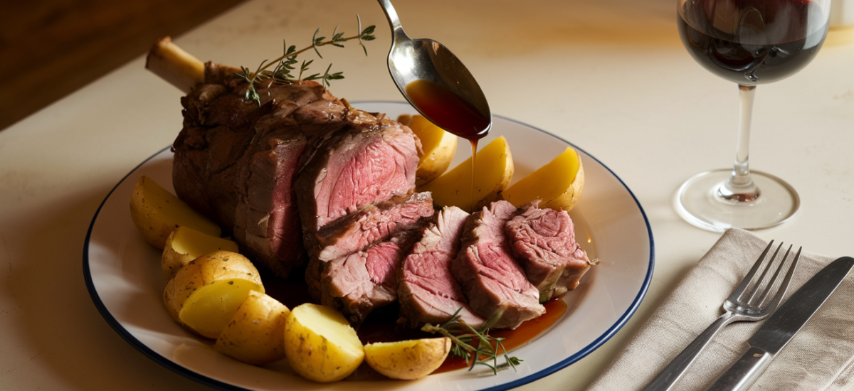 Gigot d’Agneau Braisé à la Mode de Braillouse