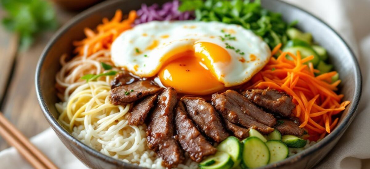 Receta de Bibimbap: Un Delicioso Plato Coreano en un Bol