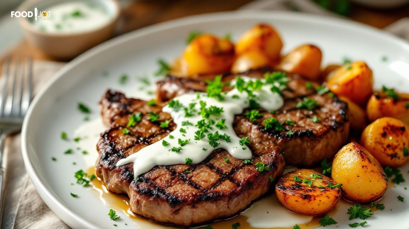 Grilled Beef with Yogurt Sauce: A Unique and Flavorful Dish 🍴