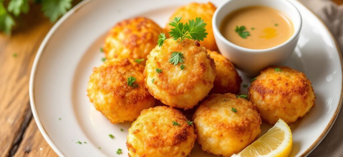 Buñuelos de Eglefino al Estilo Escandinavo: Un Bocado Crujiente y Sabroso 🐟✨