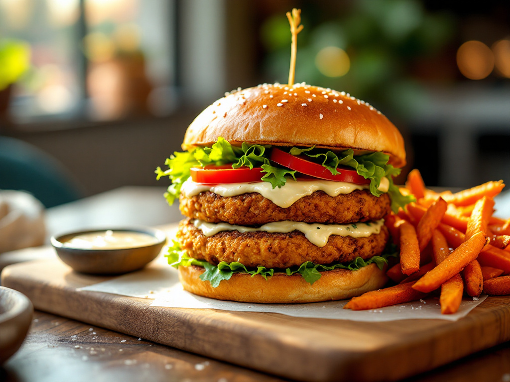 Carrot & Chickpea Burgers