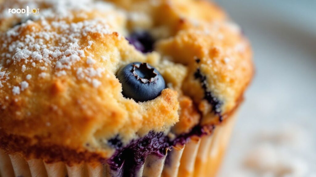 Blueberry Muffin – Soft, Moist & Bursting with Berries! Recipe: Fluf…