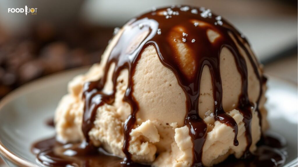 Coffee Ice Cream with Chocolate Sauce: A French Delight for Home Chefs
