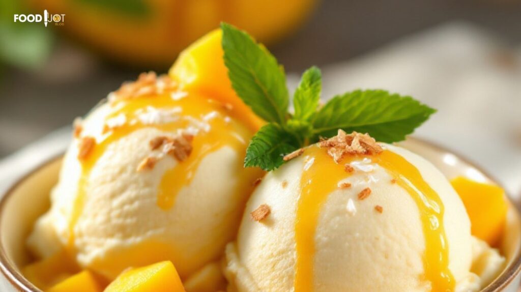 Mango Ice Cream No Churn & Easy!) Recipe: Creamy & Decadent Homemade