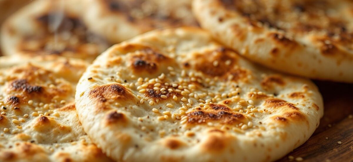 Receta Casera de Pan Plano – Suave, Esponjoso y Delicioso