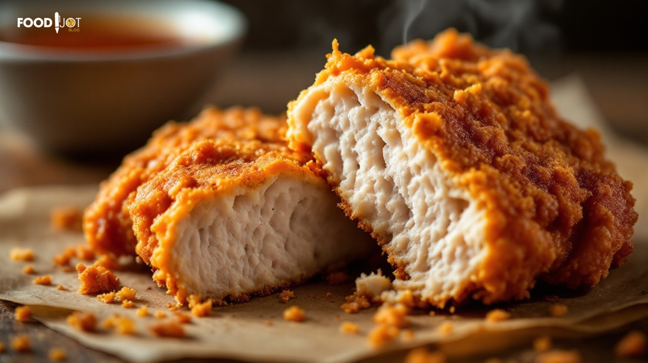 KFC-Style Fried Chicken – Extra Crispy & Flavorful! Recipe: Juicy &…