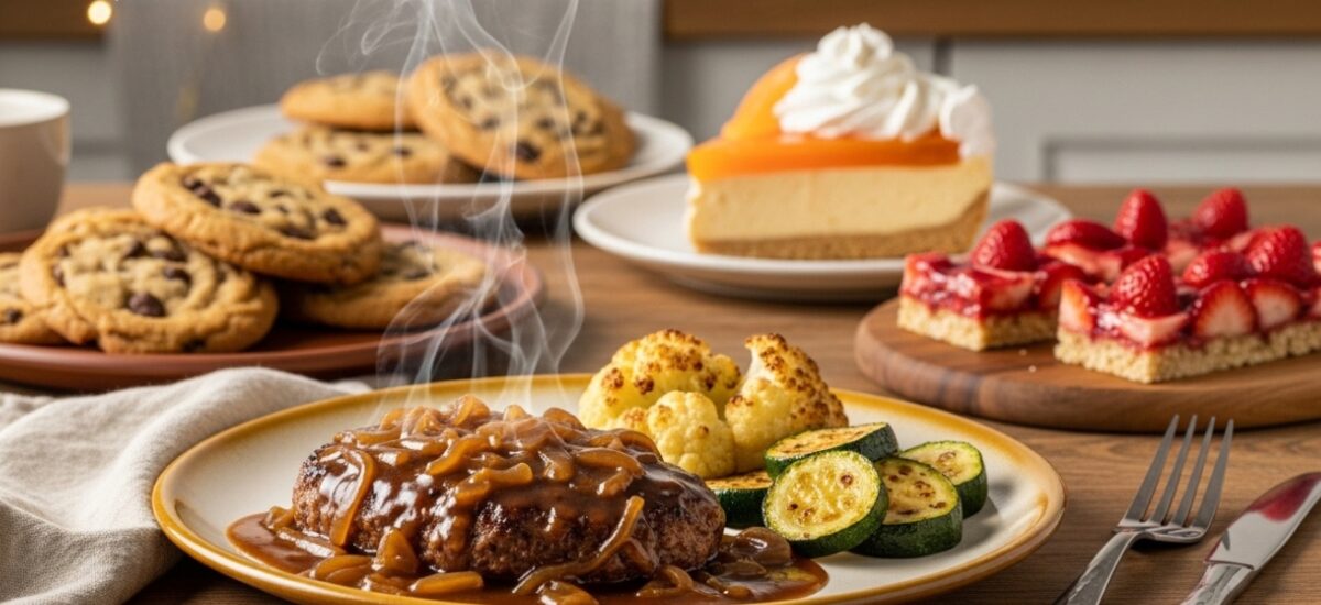 Classiques réconfortants et gourmandises sucrées : du Salisbury aux délices sans cuisson
