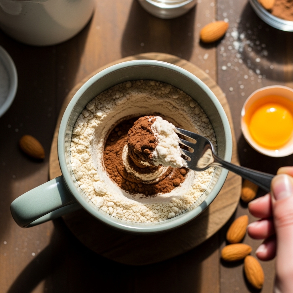 Gâteau Mug Keto en 5 Minutes