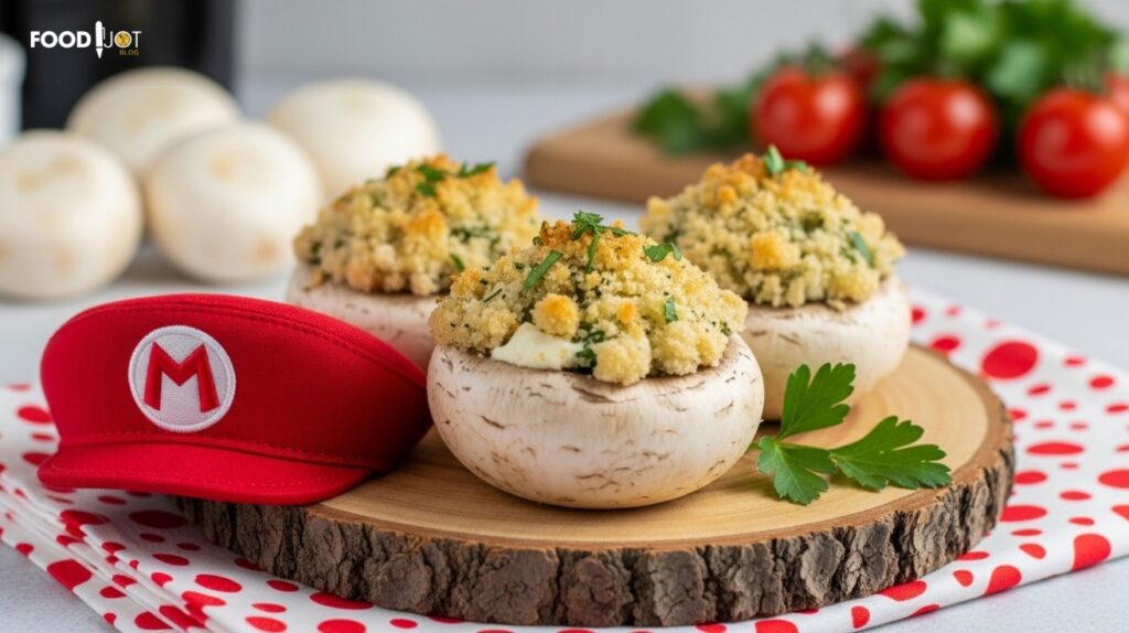 Mario Mushroom – Super Tasty Dishes from the Mushroom Kingdom Recipe: Ea…