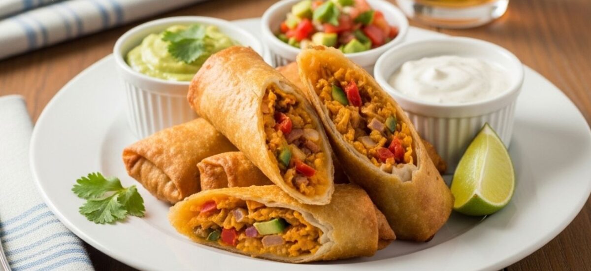 Les Meilleurs Rouleaux aux Œufs Southwest de Chili’s (Recette à l’Air Fryer)