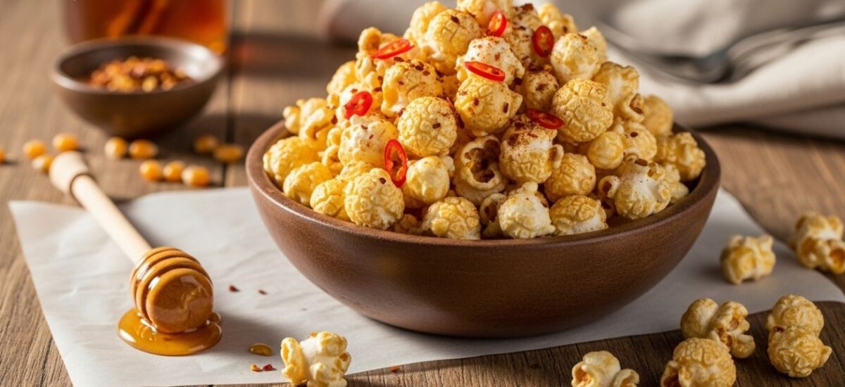 Das virale TikTok Hot Honey Popcorn Rezept: Süß, knusprig & unwiderstehlich!