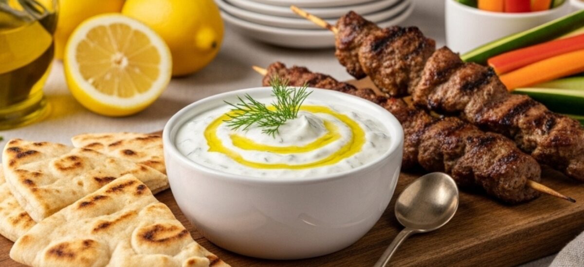 Tzatziki Sauce – Authentic Greek Yogurt Dip with Cucumber & Garlic R…