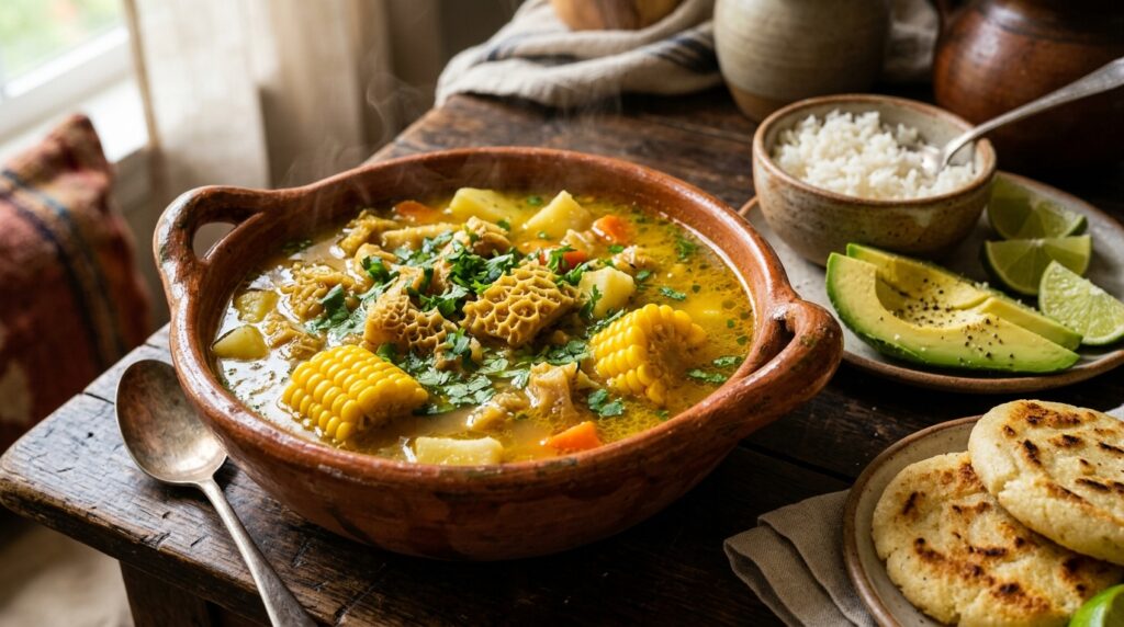 Sopa de Mondongo – Latin American Tripe Soup with Corn