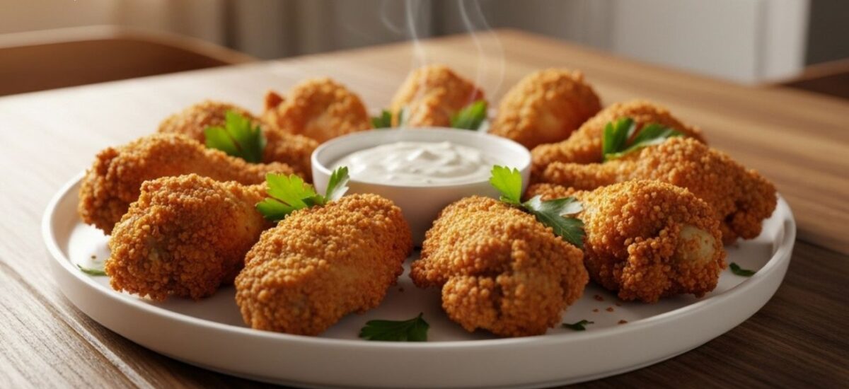Ailes de Poulet Croustillantes à l’Air Fryer – Sans Huile et Pleines de Saveur !