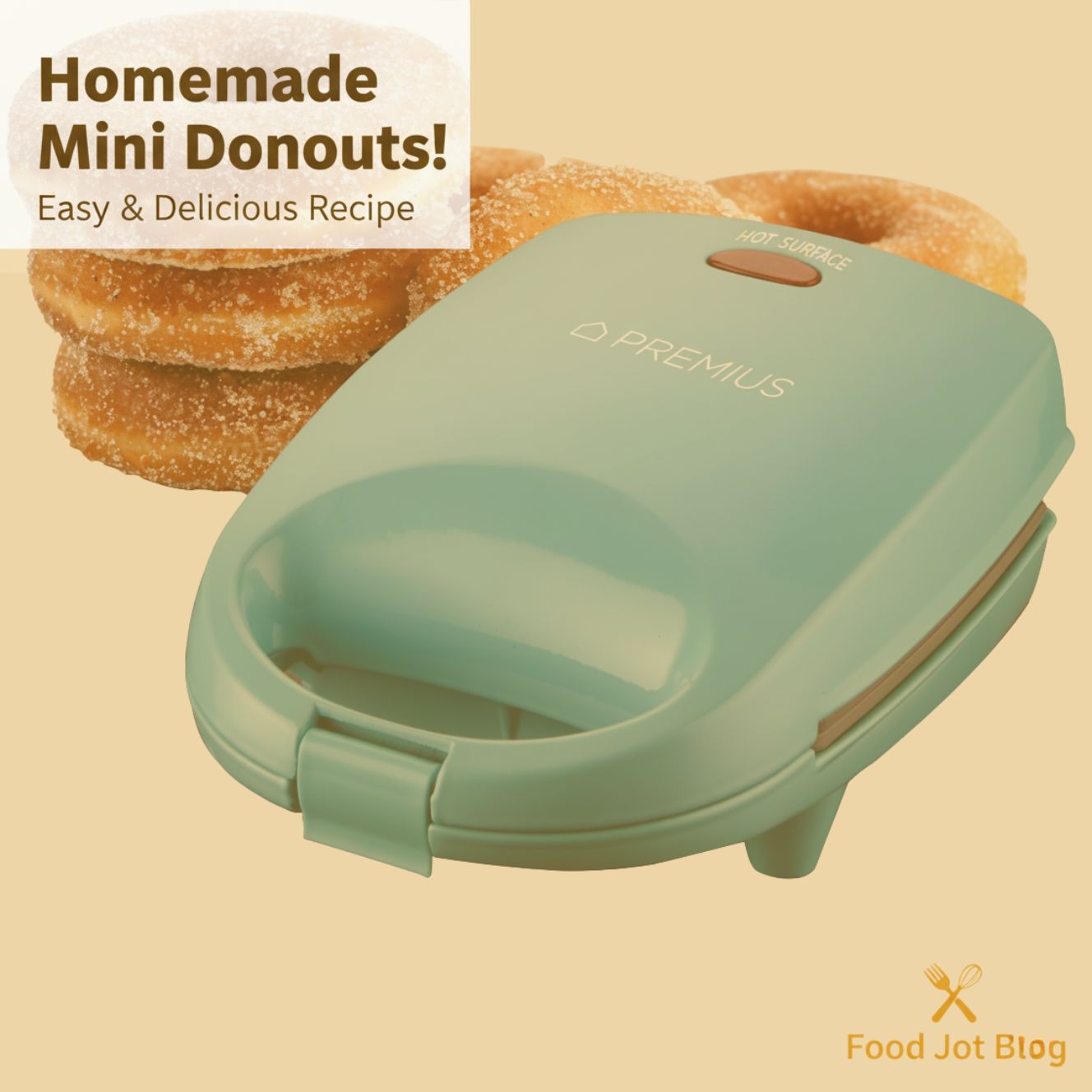PREMIUS Ceramic Mini Donut Maker