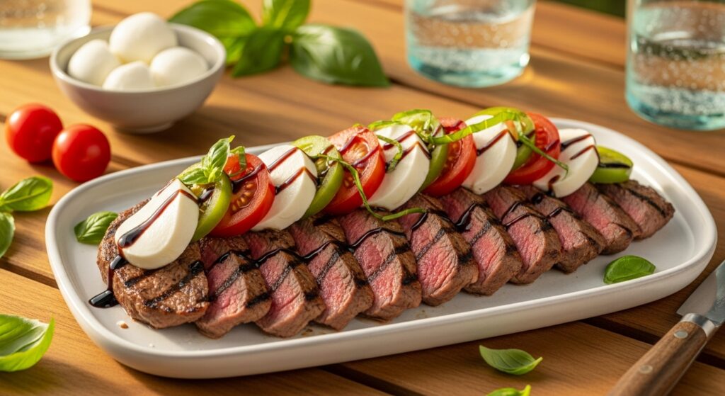 Balsamic Caprese Grilled Steak Recipe: Perfectly Seared Every Time