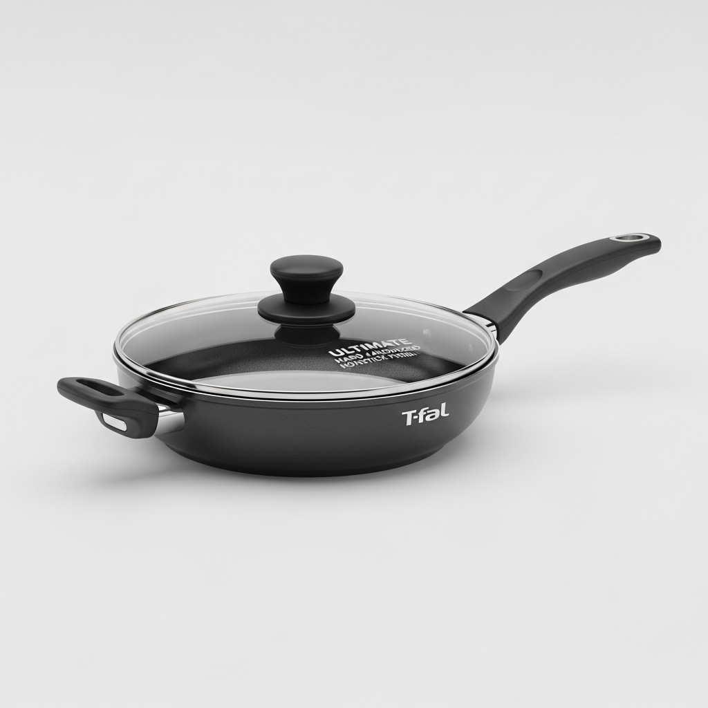 T-fal Ultimate Hard Anodized Nonstick Fry Pan with Lid