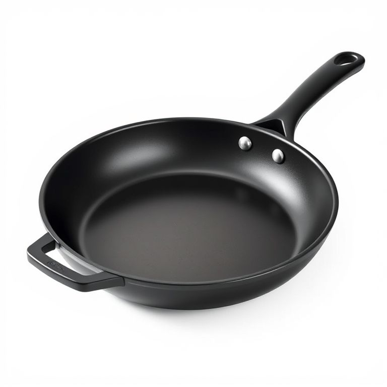 A T-fal Ultimate Hard Anodized Nonstick 12-inch Skillet with titanium reinforced coating.
