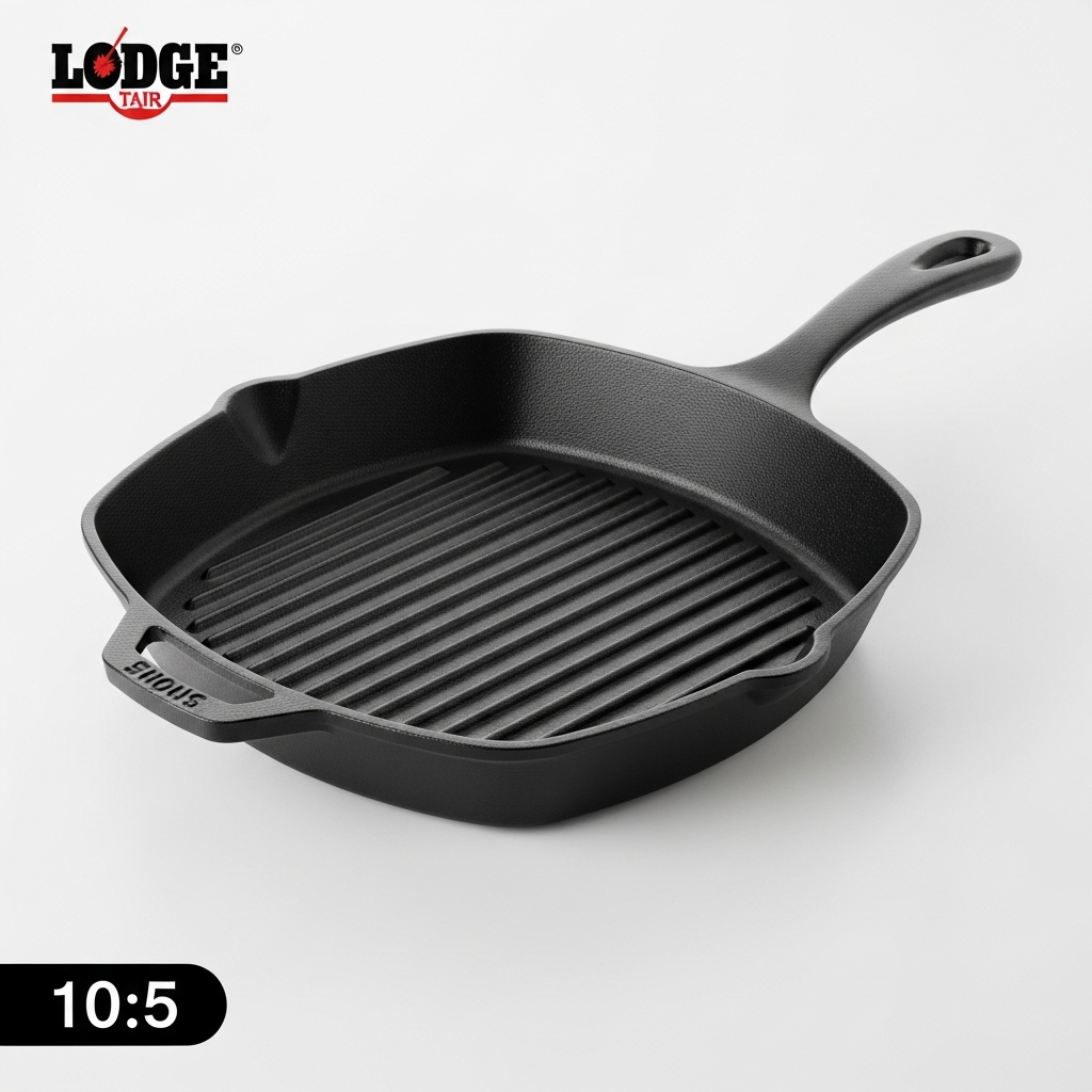 Bild von Lodge Cast Iron Grill Pan