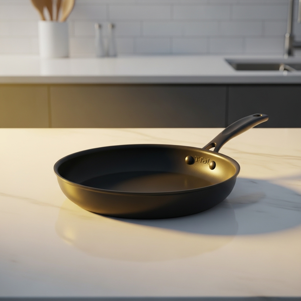 T-fal Ultimate Hard Anodized Nonstick Fry Pan with heat indicator
