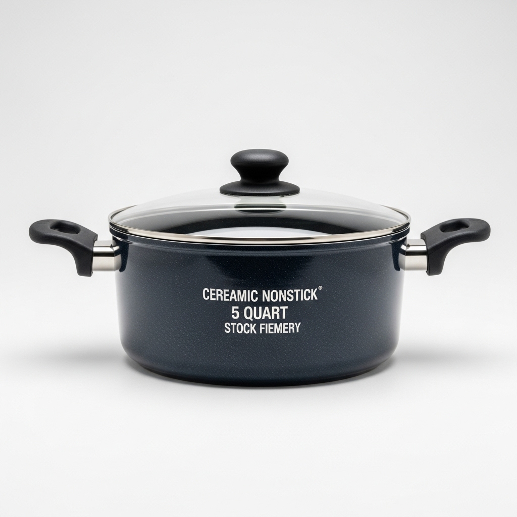 Ceramic Nonstick 5-Quart Stock Pot for larger batches