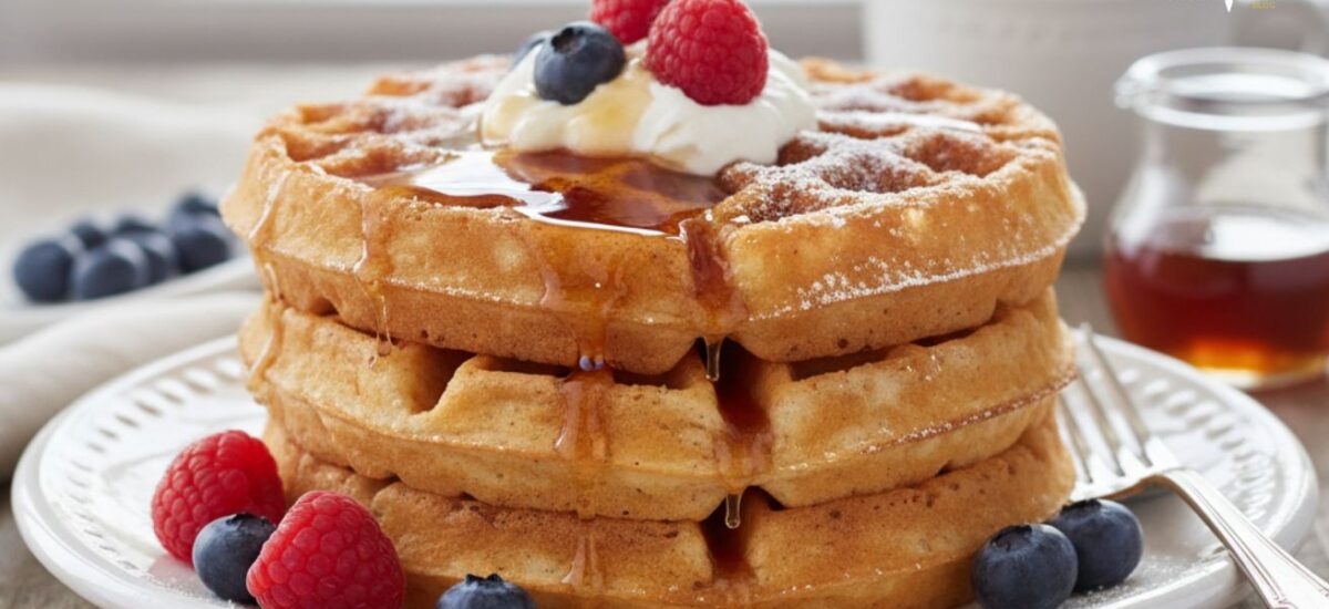 Waffles Recipe: Crispy & Golden Perfection