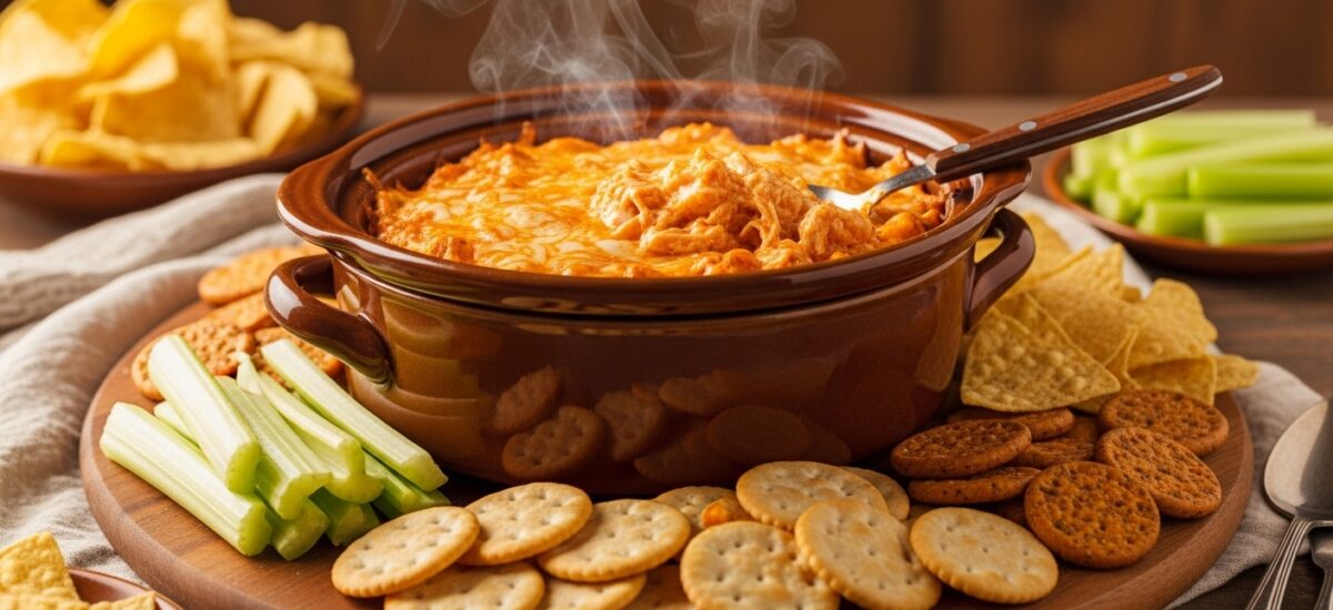 Ultimate Creamy & Spicy Buffalo Chicken Dip (Slow Cooker Method) Recipe…