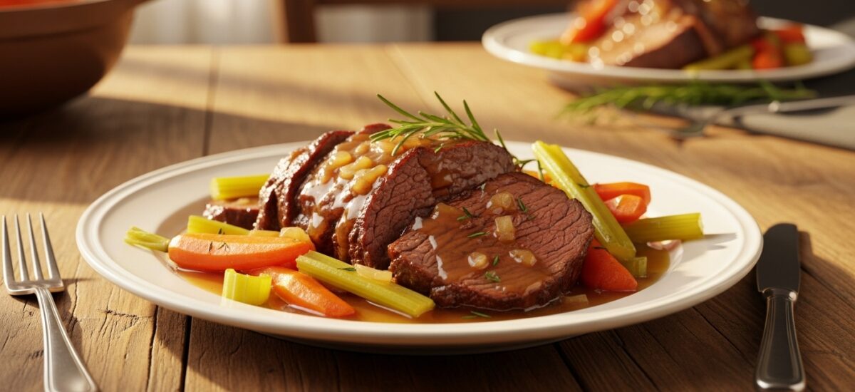 Rôti de bœuf au cidre de pomme : la recette réconfortante