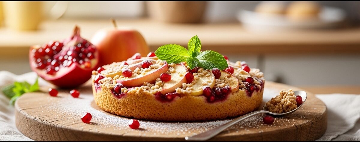 Brenda’s Apple and Pomegranate Crisp: A Sweet & Tart Dessert