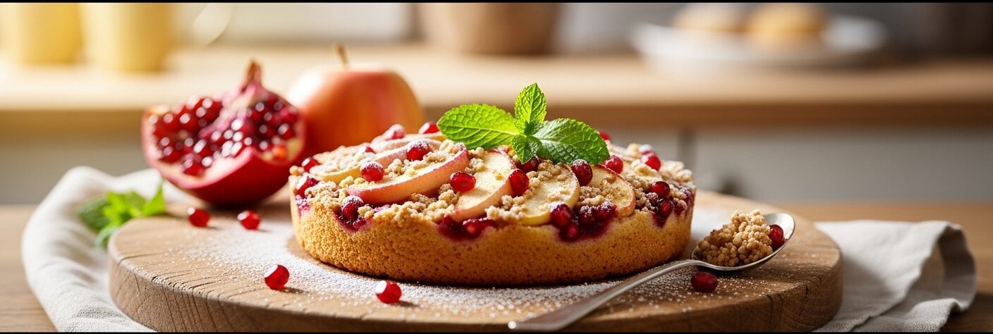 Brenda’s Apple and Pomegranate Crisp: A Sweet & Tart Dessert