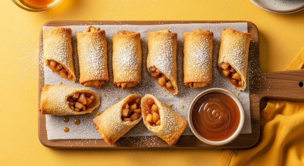 Crispy Apple Pie Egg Rolls: A Sweet Twist on a Classic