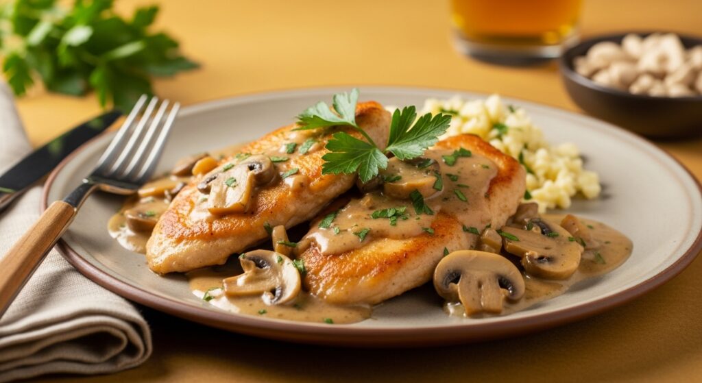 Delicious Chicken Marsala (No Wine Needed!) Recipe: Juicy & Flavorful Ev…