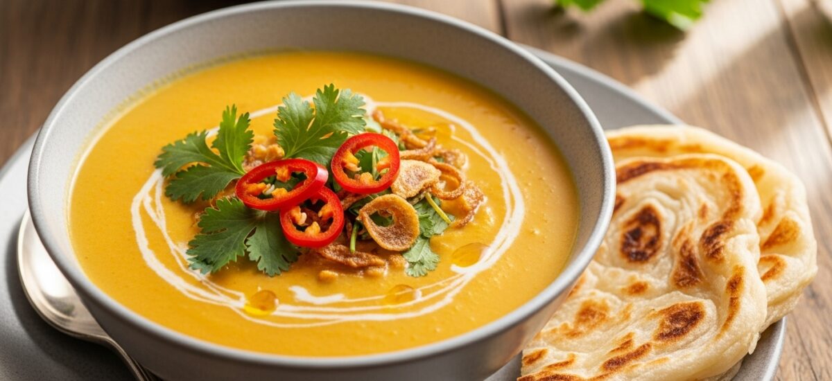 Sopa Tailandesa de Calabaza y Coco