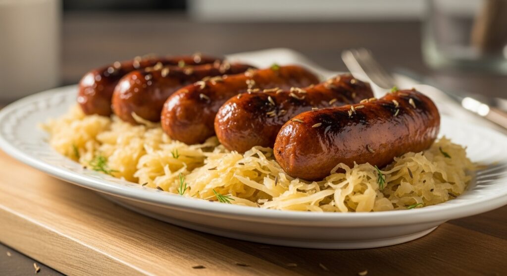 Beer Glazed Brats and Sauerkraut Recipe: Easy & Delicious Homemade