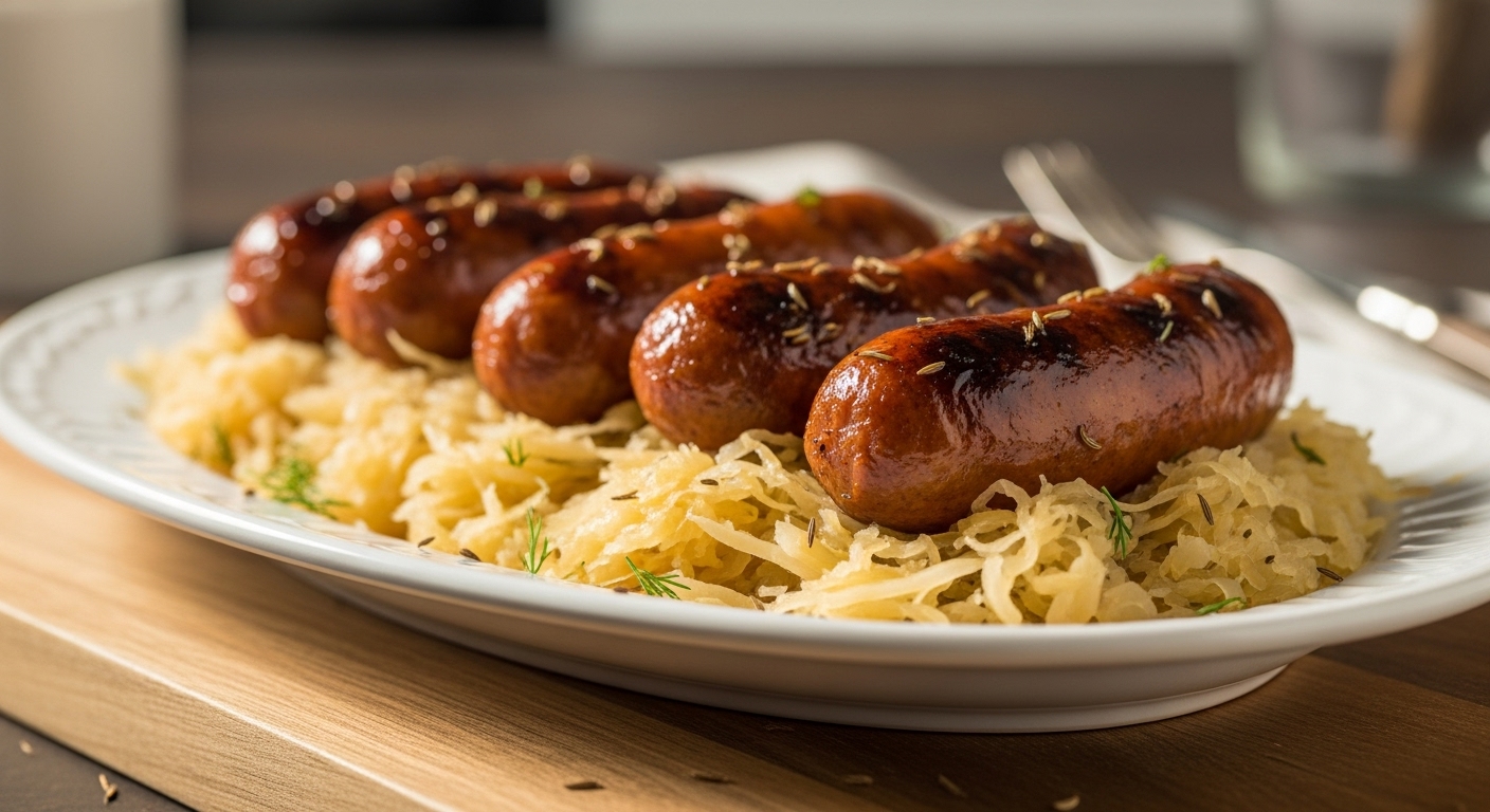 Beer Glazed Brats and Sauerkraut Recipe: Easy & Delicious Homemade